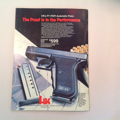 Vintage Nov/Dec 1984 American Handgunner Magazine .38 Super Today Bianchi Cup VI Full House .45 Auto Pistols That Didn't Make It