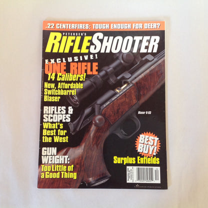 Vintage Dec 1998 Rifle Shooter Magazine Blaser R-93