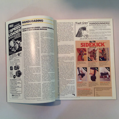 Vintage Sep/Oct 1984 American Handgunner Magazine Nick Pruitt Wins Steel Challenge 1984 Comp Guns Gammon .38 Super Danish Precision: Enter the Agner