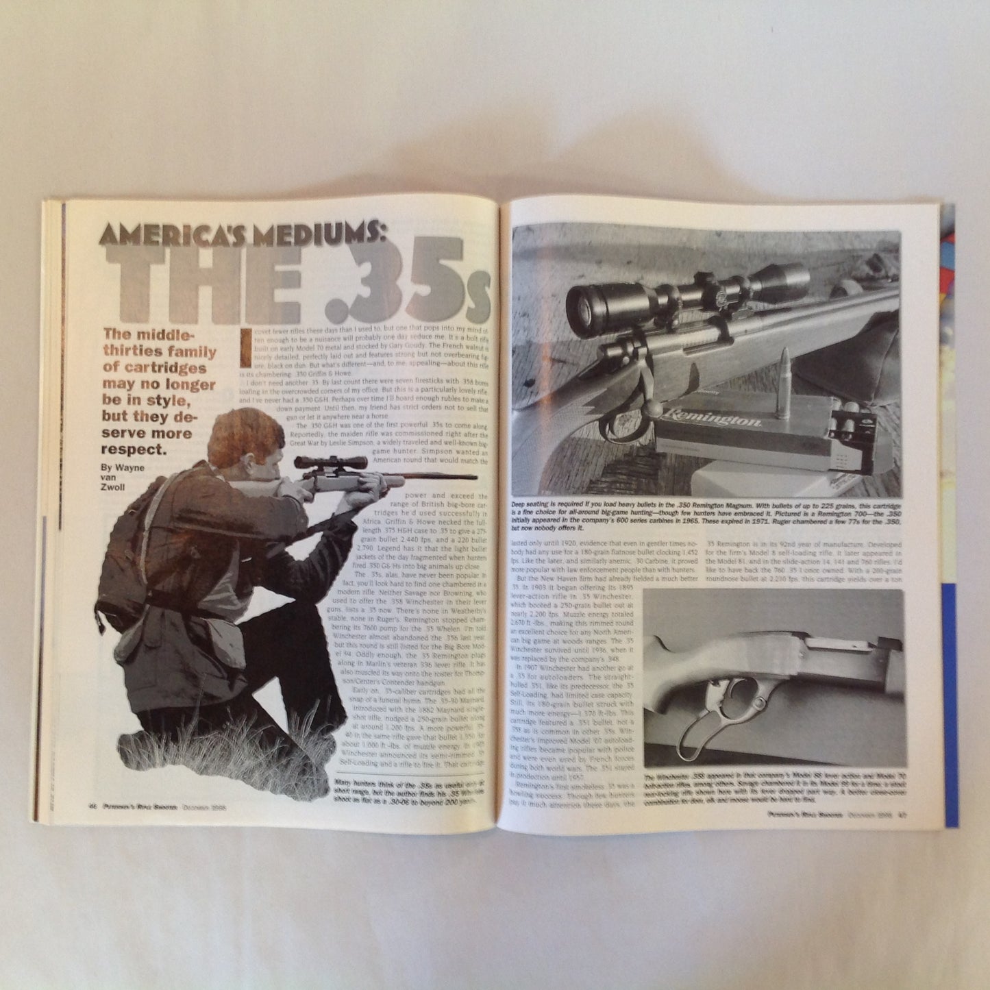 Vintage Dec 1998 Rifle Shooter Magazine Blaser R-93