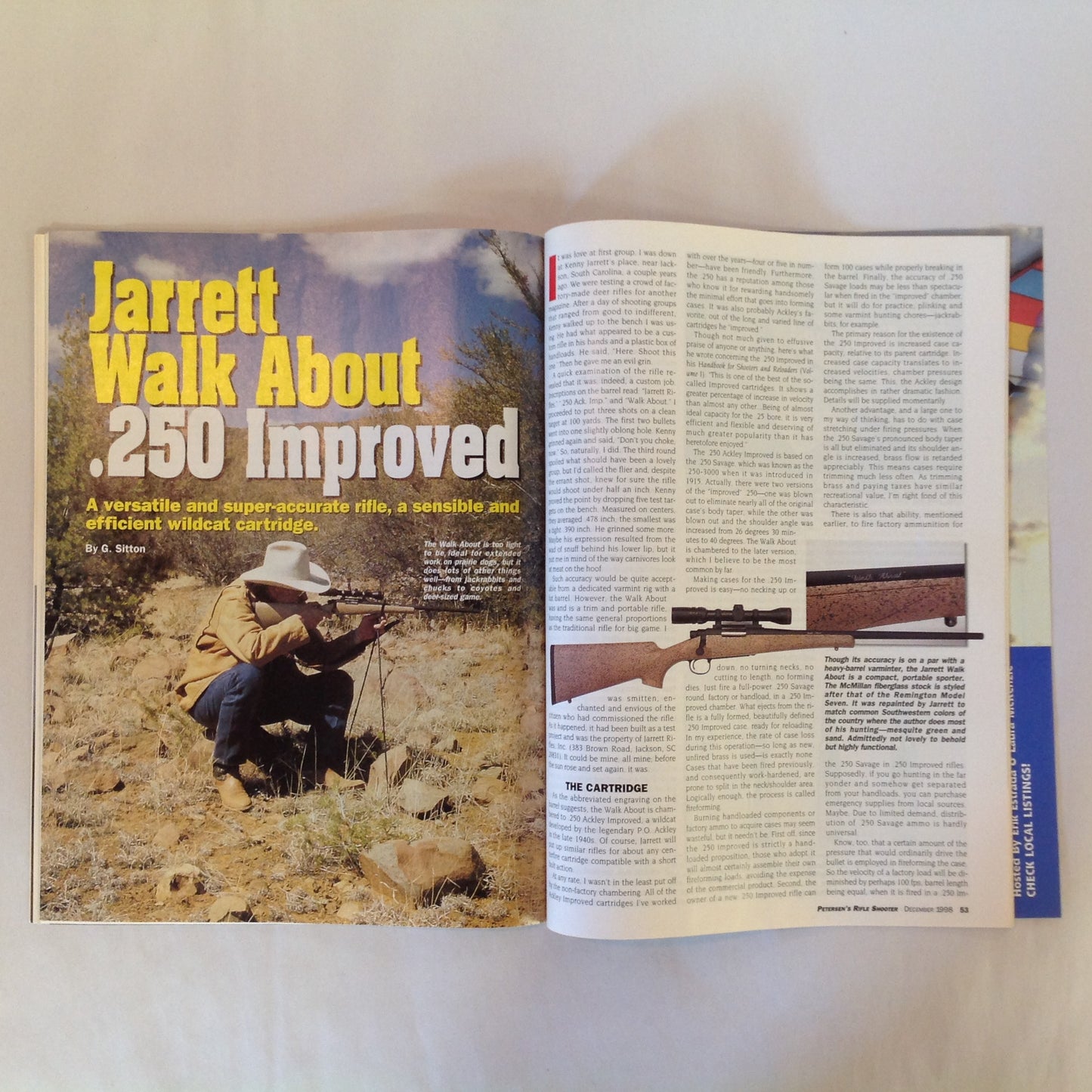 Vintage Dec 1998 Rifle Shooter Magazine Blaser R-93