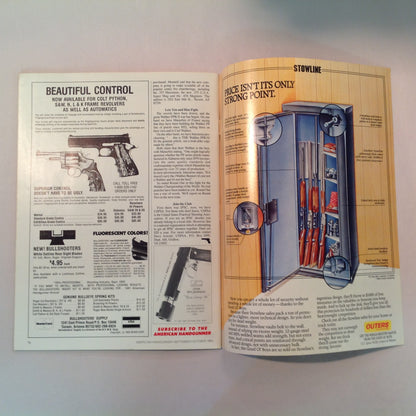 Vintage Sep/Oct 1984 American Handgunner Magazine Nick Pruitt Wins Steel Challenge 1984 Comp Guns Gammon .38 Super Danish Precision: Enter the Agner