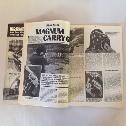 Vintage 1987 Hideaway Handguns For Personal & Home Protection Magazine