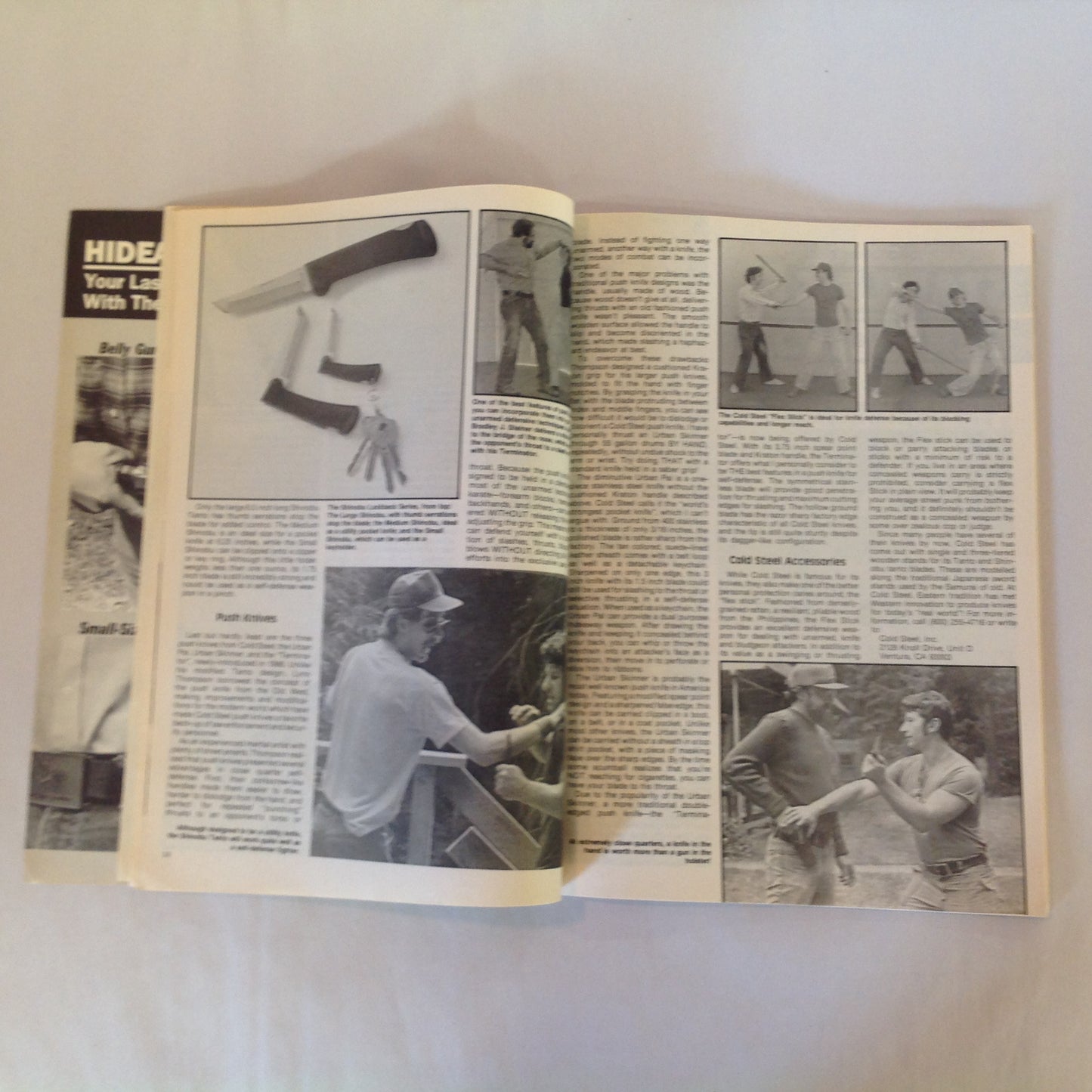 Vintage 1987 Hideaway Handguns For Personal & Home Protection Magazine