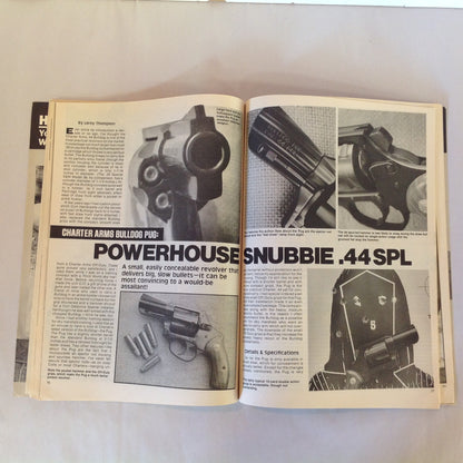 Vintage 1987 Hideaway Handguns For Personal & Home Protection Magazine