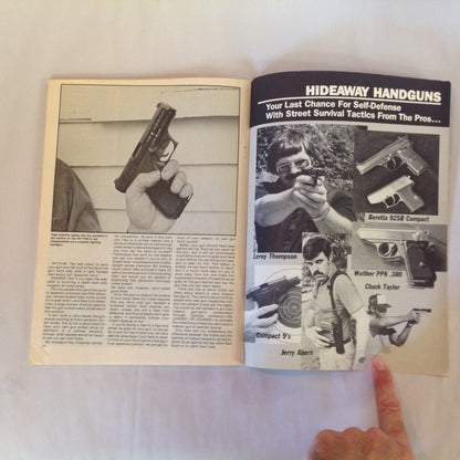 Vintage 1987 Hideaway Handguns For Personal & Home Protection Magazine