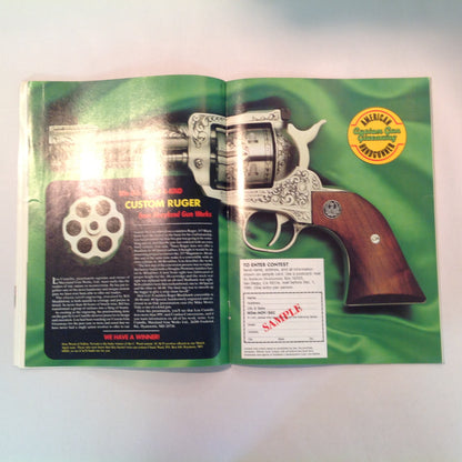 Vintage Nov/Dec 1981 American Handgunner Magazine Weaver Handgun Scope Secret French Handgun Ammo Bianchi Cup Beretta Jetfire