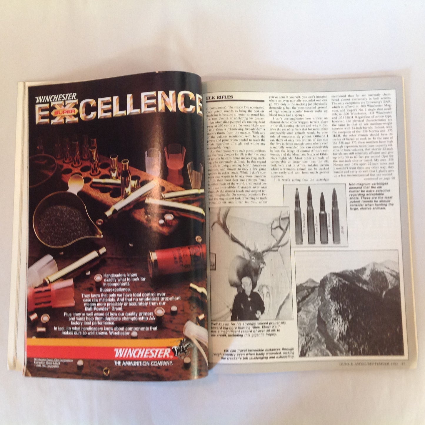 Vintage Sep 1983 Guns & Ammo Magazine Colt's New Gov't Model .380 ACP