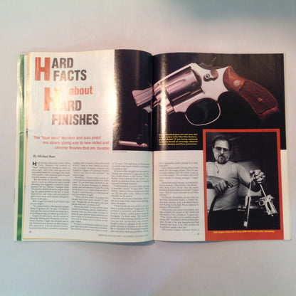 Vintage Nov/Dec 1981 American Handgunner Magazine Weaver Handgun Scope Secret French Handgun Ammo Bianchi Cup Beretta Jetfire