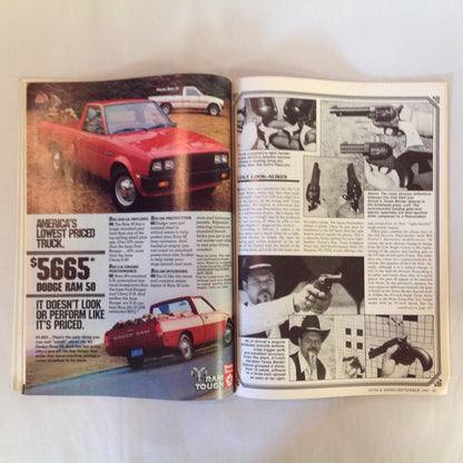 Vintage Sep 1983 Guns & Ammo Magazine Colt's New Gov't Model .380 ACP