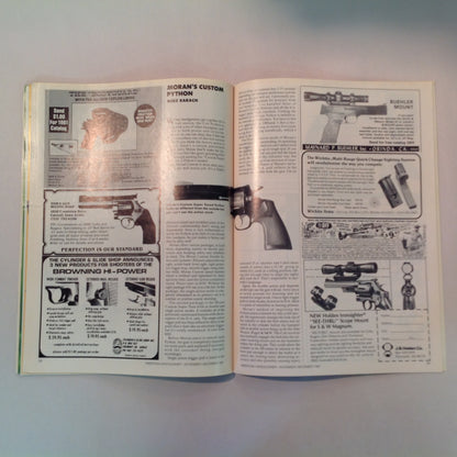 Vintage Nov/Dec 1981 American Handgunner Magazine Weaver Handgun Scope Secret French Handgun Ammo Bianchi Cup Beretta Jetfire