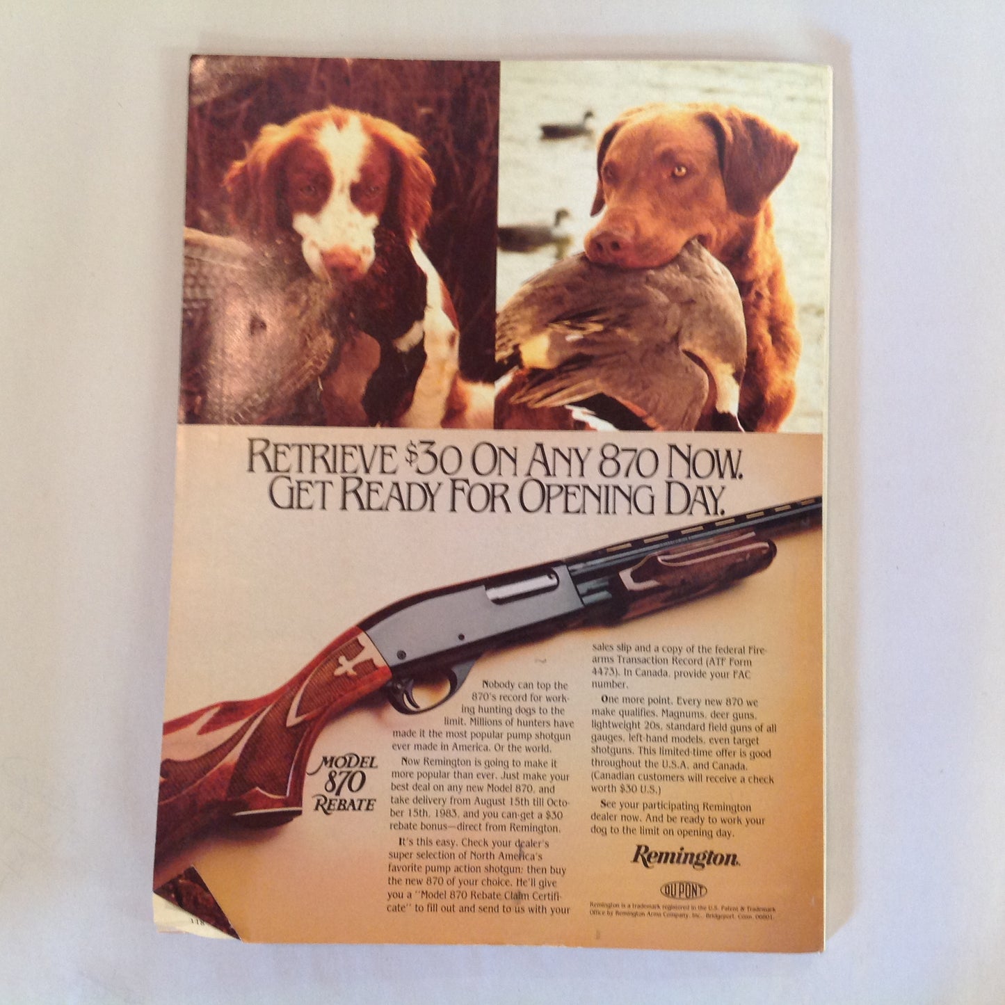 Vintage Sep 1983 Guns & Ammo Magazine Colt's New Gov't Model .380 ACP