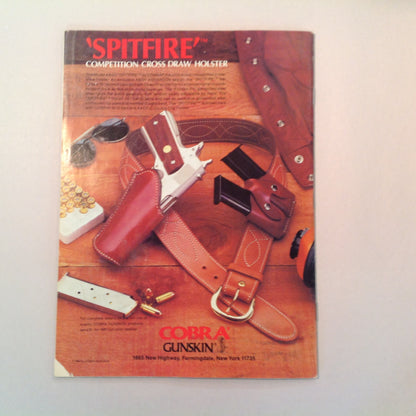 Vintage Nov/Dec 1981 American Handgunner Magazine Weaver Handgun Scope Secret French Handgun Ammo Bianchi Cup Beretta Jetfire