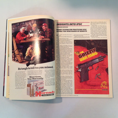 Vintage Sep/Oct 1985 American Handgunner Magazine Steel Challenge Profile Jo Anne Hall Detonics Pocket Nine Davis Windmaster