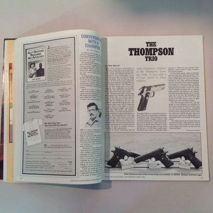Vintage Sep/Oct 1985 American Handgunner Magazine Steel Challenge Profile Jo Anne Hall Detonics Pocket Nine Davis Windmaster