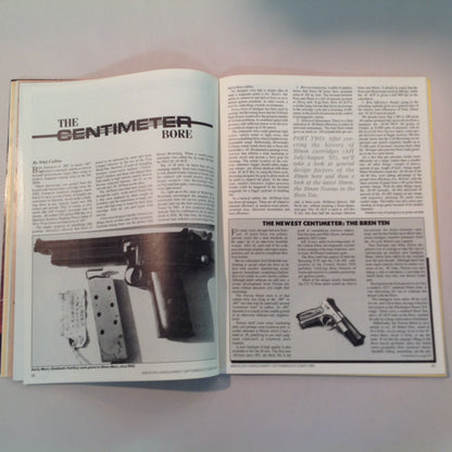 Vintage Sep/Oct 1985 American Handgunner Magazine Steel Challenge Profile Jo Anne Hall Detonics Pocket Nine Davis Windmaster