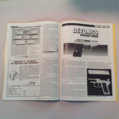 Vintage Sep/Oct 1985 American Handgunner Magazine Steel Challenge Profile Jo Anne Hall Detonics Pocket Nine Davis Windmaster