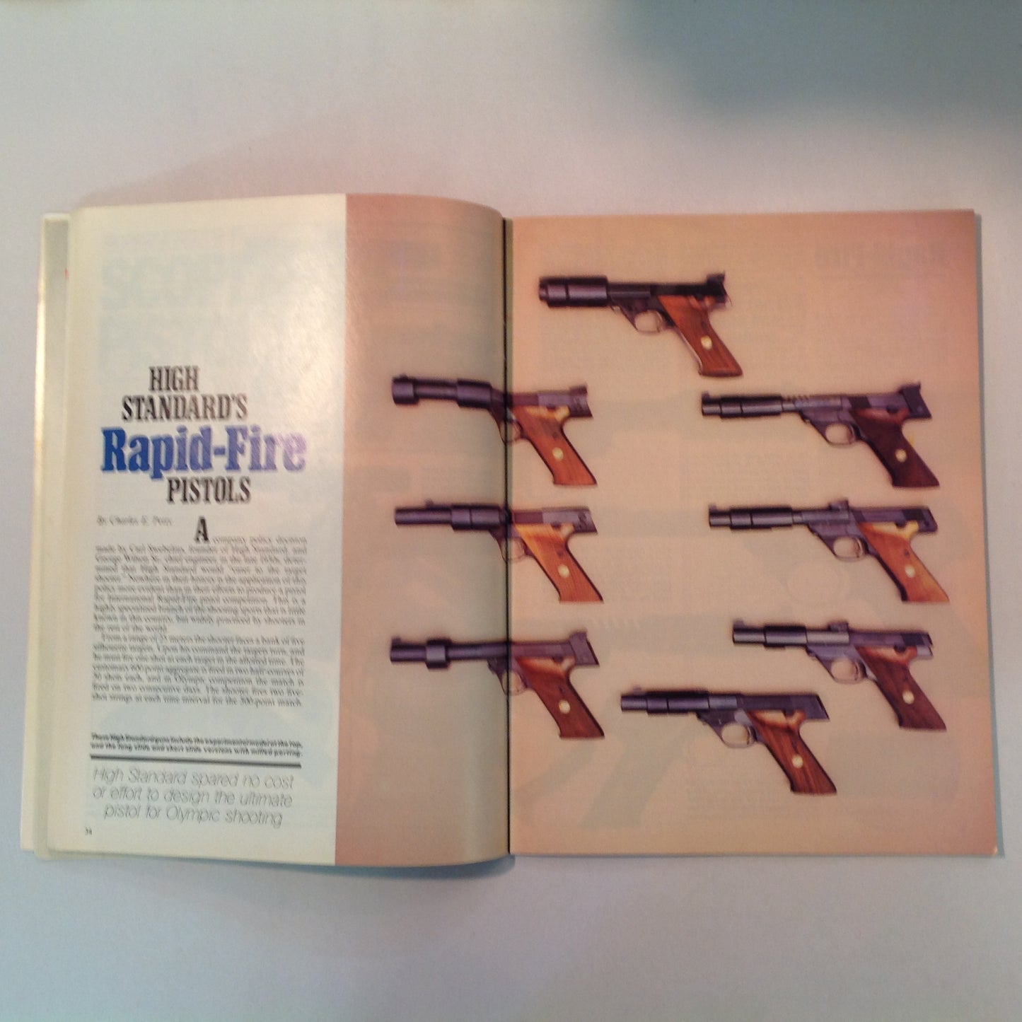 Vintage Mar/Apr 1981 American Handgunner Magazine Handloading Section Gold Medal Pistols Rolling Block Silhouette NRA Scoped Pistol
