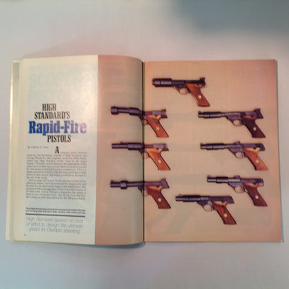 Vintage Mar/Apr 1981 American Handgunner Magazine Handloading Section Gold Medal Pistols Rolling Block Silhouette NRA Scoped Pistol