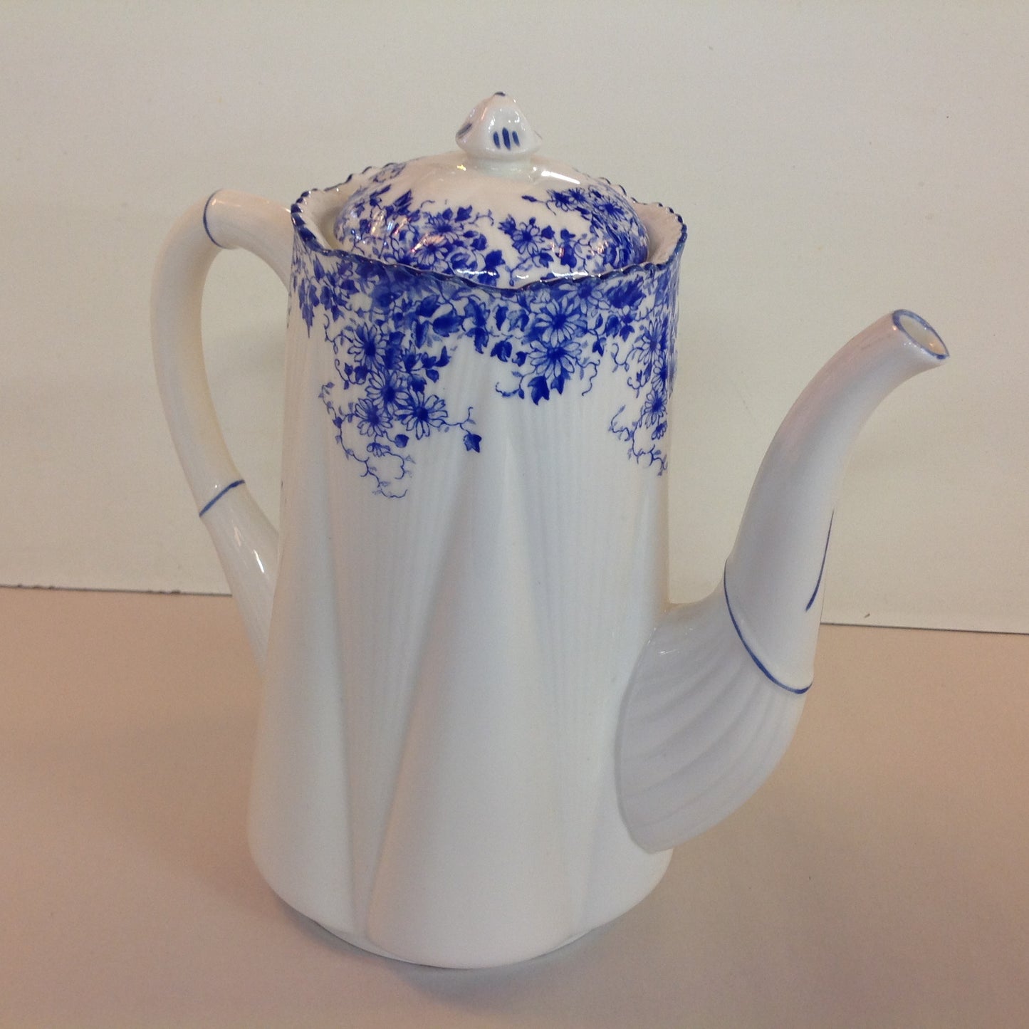 Antique Shelley Dainty Blue Coffee Pot