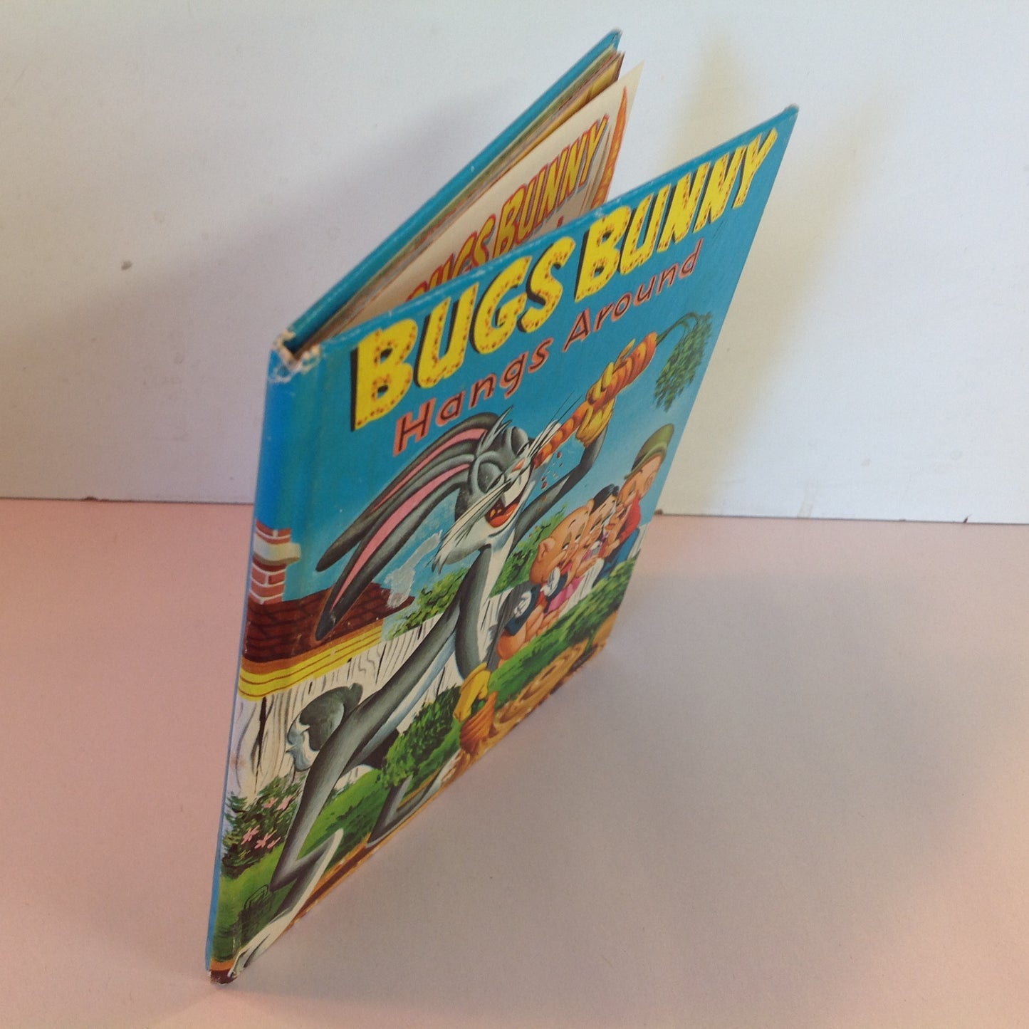 Vintage 1962 Children's Hardcover Bugs Bunny Hangs Around Whitman Tell-A-Tale