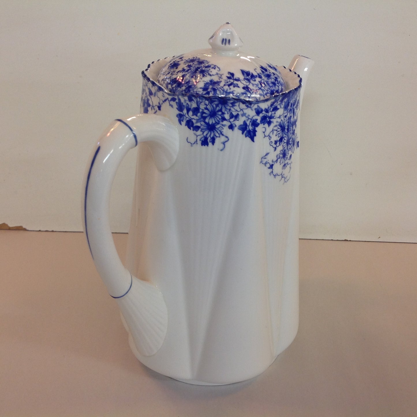 Antique Shelley Dainty Blue Coffee Pot
