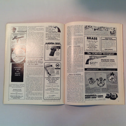 Vintage Mar/Apr 1981 American Handgunner Magazine Handloading Section Gold Medal Pistols Rolling Block Silhouette NRA Scoped Pistol