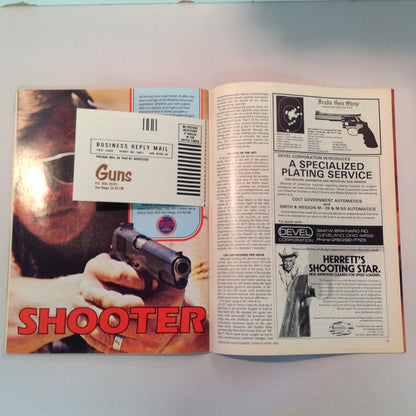 Vintage Mar/Apr 1981 American Handgunner Magazine Handloading Section Gold Medal Pistols Rolling Block Silhouette NRA Scoped Pistol