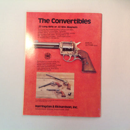 Vintage Mar/Apr 1981 American Handgunner Magazine Handloading Section Gold Medal Pistols Rolling Block Silhouette NRA Scoped Pistol