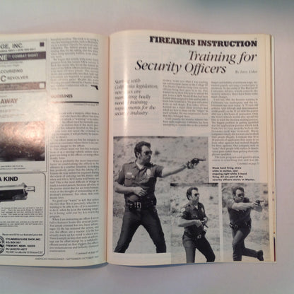 Vintage Sep/Oct 1981 American Handgunner Magazine Police Features Dan Wesson's .44 Magnum Charter's .38