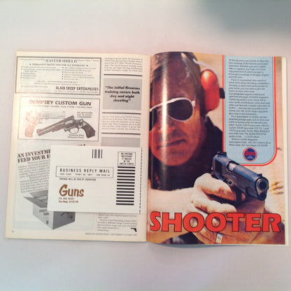Vintage Sep/Oct 1981 American Handgunner Magazine Police Features Dan Wesson's .44 Magnum Charter's .38