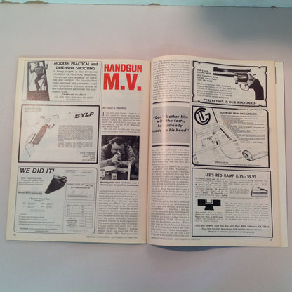 Vintage Sep/Oct 1981 American Handgunner Magazine Police Features Dan Wesson's .44 Magnum Charter's .38