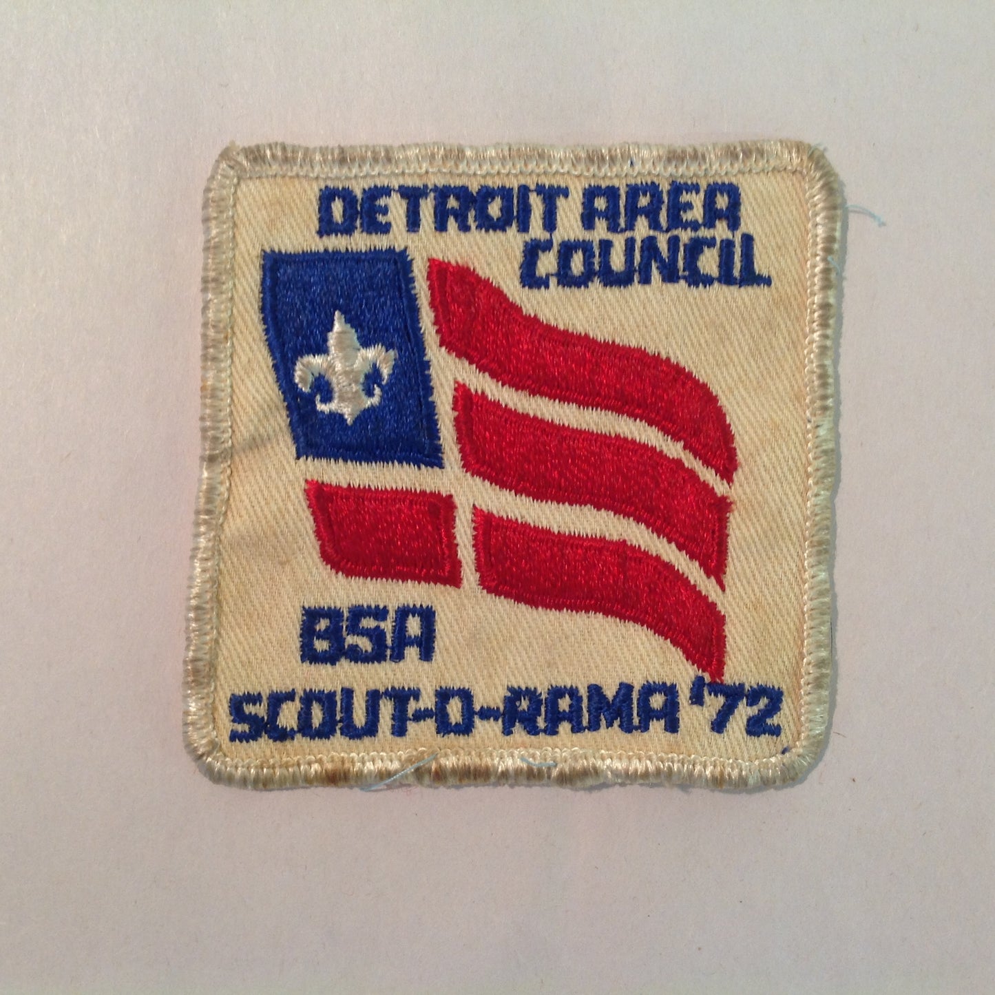 Vintage BSA Boys Scouts of America Patch Scout-O-Rama '72 Detroit Area Council