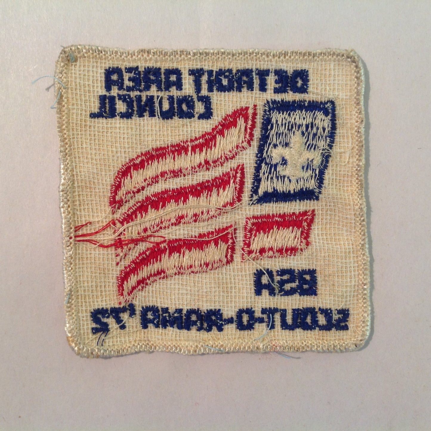 Vintage BSA Boys Scouts of America Patch Scout-O-Rama '72 Detroit Area Council