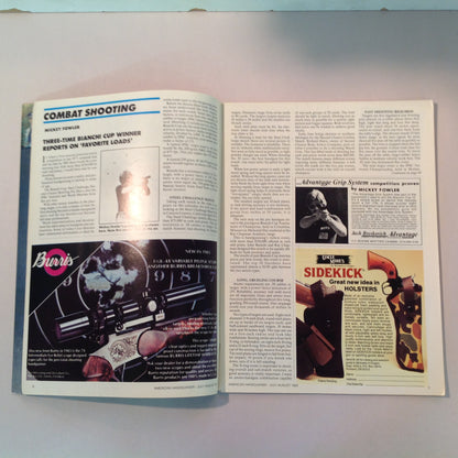 Vintage Jul/Aug 1983 American Handgunner Magazine Special Features For Handloaders Hammerli M152 World's Biggest Handgun Shoot