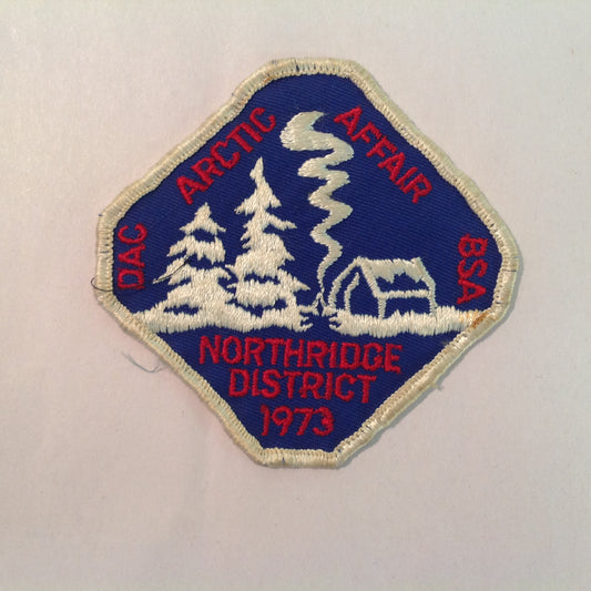 Vintage BSA Boys Scouts of America Patch DAC Arctic Affair Northridge District 1973