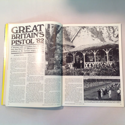 Vintage Jul/Aug 1983 American Handgunner Magazine Special Features For Handloaders Hammerli M152 World's Biggest Handgun Shoot