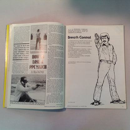 Vintage Jul/Aug 1983 American Handgunner Magazine Special Features For Handloaders Hammerli M152 World's Biggest Handgun Shoot