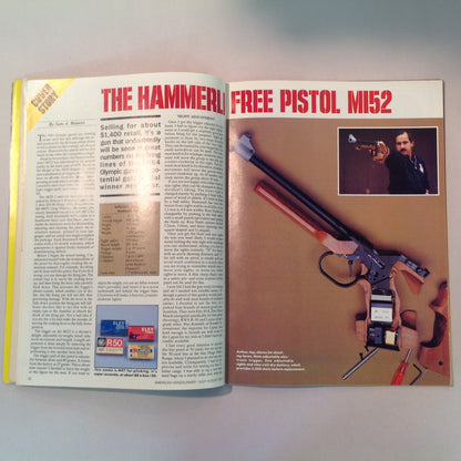 Vintage Jul/Aug 1983 American Handgunner Magazine Special Features For Handloaders Hammerli M152 World's Biggest Handgun Shoot
