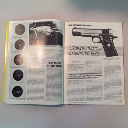 Vintage Jul/Aug 1983 American Handgunner Magazine Special Features For Handloaders Hammerli M152 World's Biggest Handgun Shoot