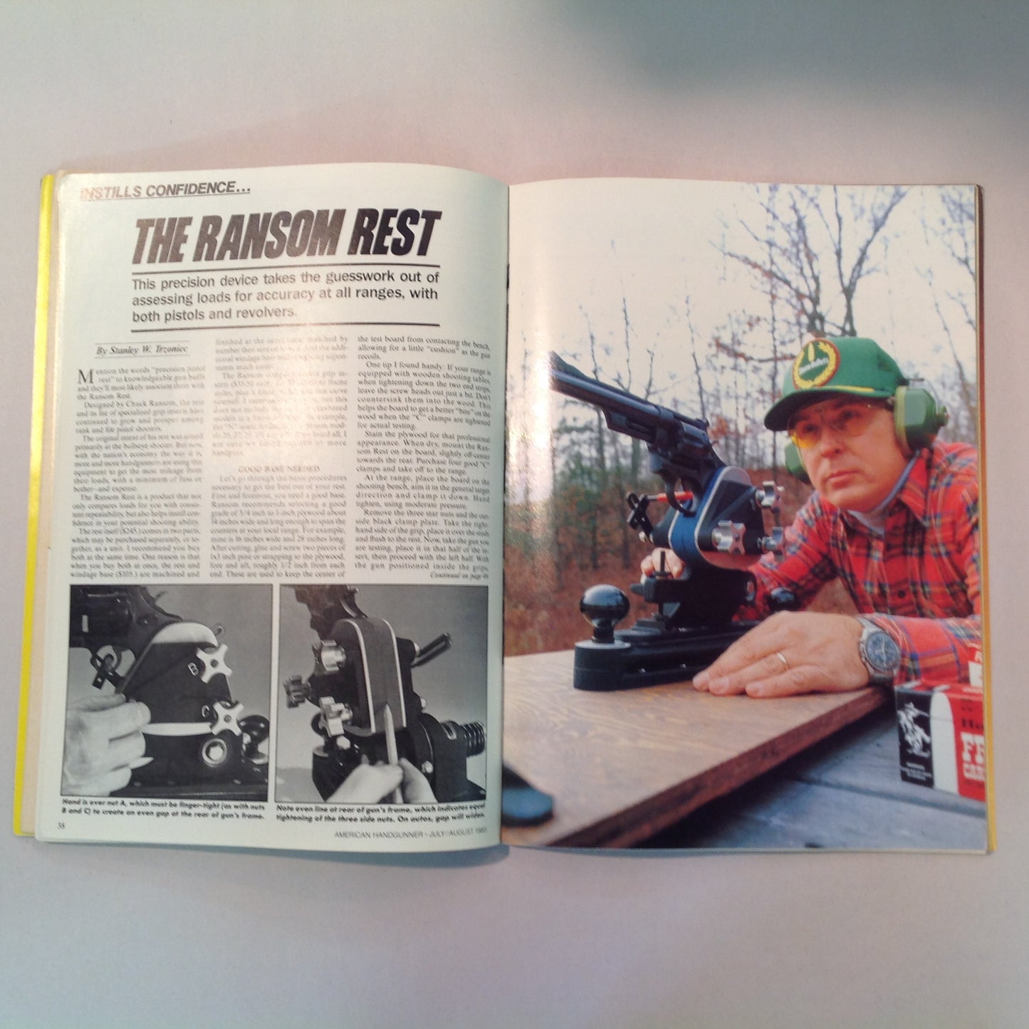 Vintage Jul/Aug 1983 American Handgunner Magazine Special Features For Handloaders Hammerli M152 World's Biggest Handgun Shoot