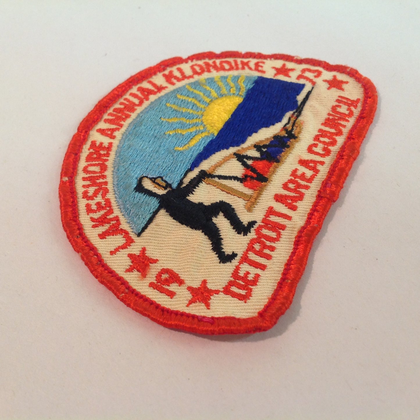 Vintage BSA Boys Scouts of America Patch Lakeshore Annual Klondike 1973 Detroit AC