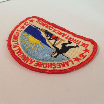 Vintage BSA Boys Scouts of America Patch Lakeshore Annual Klondike 1973 Detroit AC