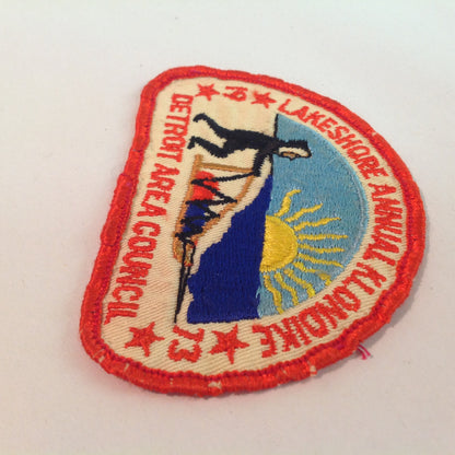 Vintage BSA Boys Scouts of America Patch Lakeshore Annual Klondike 1973 Detroit AC