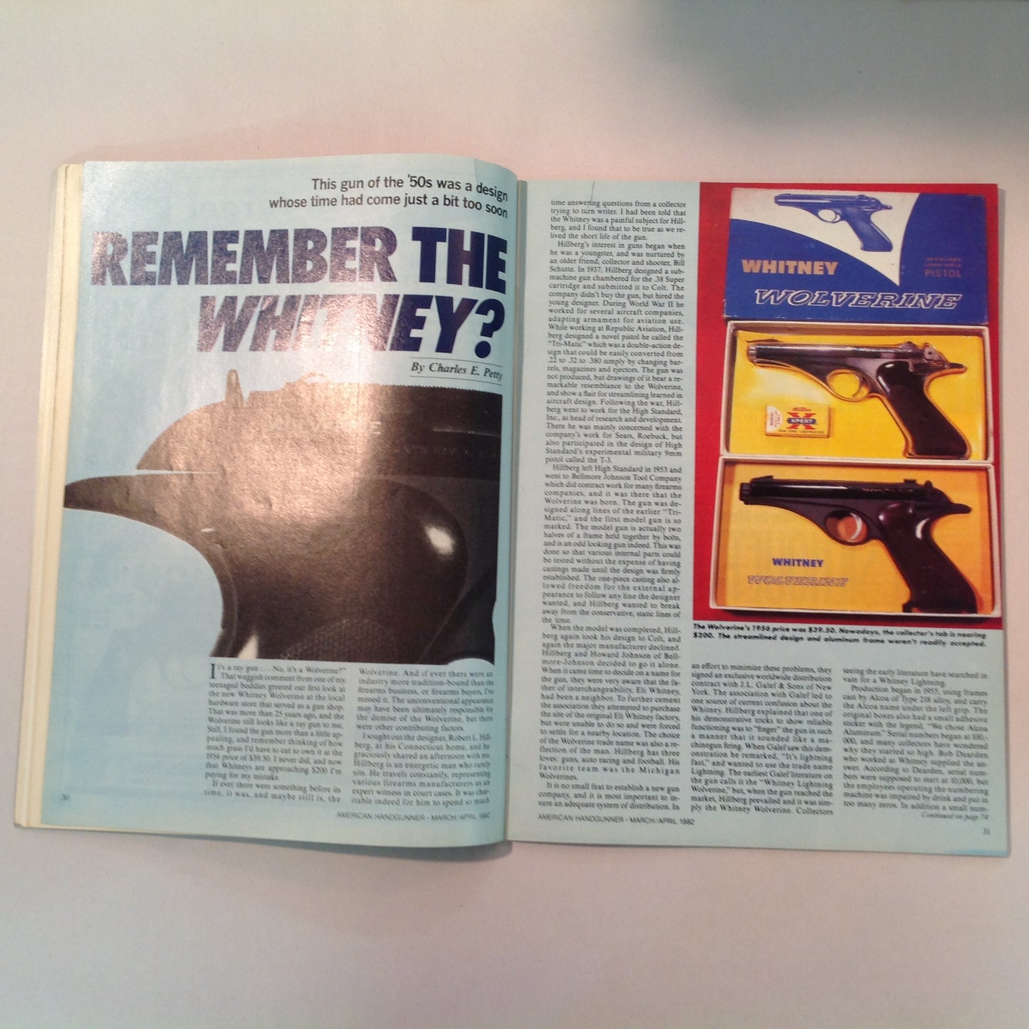 Vintage Mar/Apr 1982 American Handgunner Magazine Junkyard Dog Loads The Superbullet Hammerli 232 Let's Talk Basic Pistol