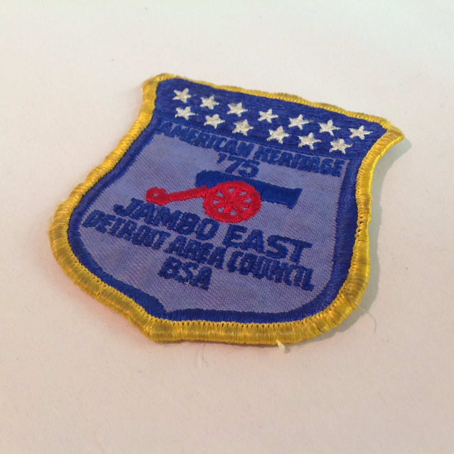 Vintage BSA Boys Scouts of America Patch American Heritage '75 Jambo East Detroit Area Council
