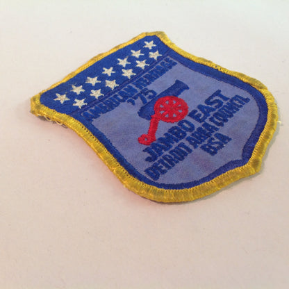 Vintage BSA Boys Scouts of America Patch American Heritage '75 Jambo East Detroit Area Council