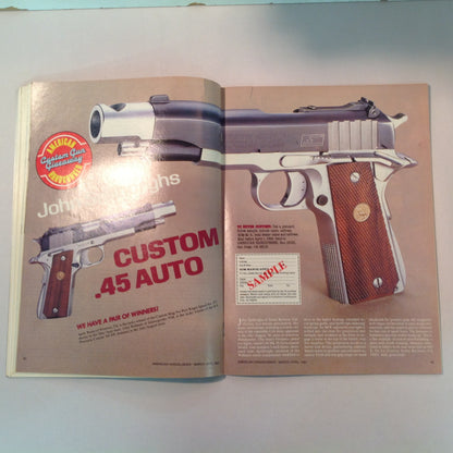Vintage Mar/Apr 1982 American Handgunner Magazine Junkyard Dog Loads The Superbullet Hammerli 232 Let's Talk Basic Pistol