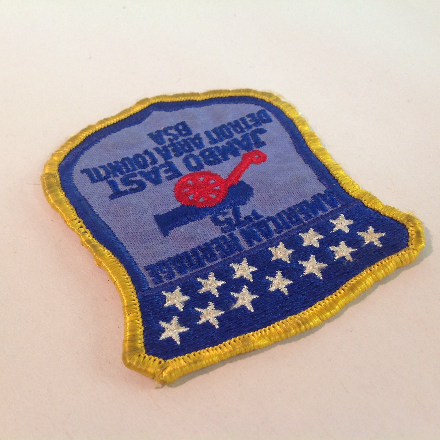 Vintage BSA Boys Scouts of America Patch American Heritage '75 Jambo East Detroit Area Council