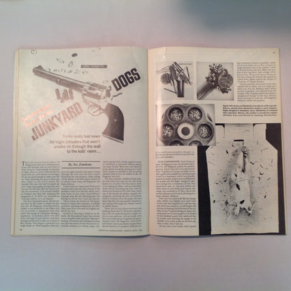 Vintage Mar/Apr 1982 American Handgunner Magazine Junkyard Dog Loads The Superbullet Hammerli 232 Let's Talk Basic Pistol